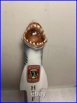RARE WIDMER BROS. GREAT WHITE SHARK HEFEWEIZEN draft beer tap handle. OREGON