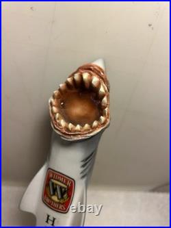 RARE WIDMER BROS. GREAT WHITE SHARK HEFEWEIZEN draft beer tap handle. OREGON