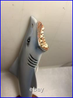 RARE WIDMER BROS. GREAT WHITE SHARK HEFEWEIZEN draft beer tap handle. OREGON