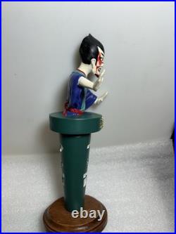 RARE YOHO BREWING JAPANESE SAMURAI KABUKI MAN Draft beer tap handle. JAPAN