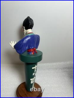 RARE YOHO BREWING JAPANESE SAMURAI KABUKI MAN Draft beer tap handle. JAPAN