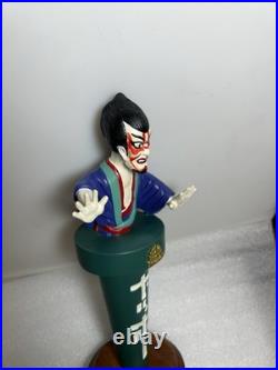 RARE YOHO BREWING JAPANESE SAMURAI KABUKI MAN Draft beer tap handle. JAPAN