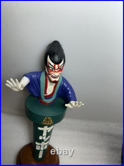 RARE YOHO BREWING JAPANESE SAMURAI KABUKI MAN Draft beer tap handle. JAPAN