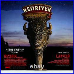 RED RIVER BUFFALO RED LAGER Draft BEER TAP HANDLE RARE TAPS HANDLES TAPPERS BAR