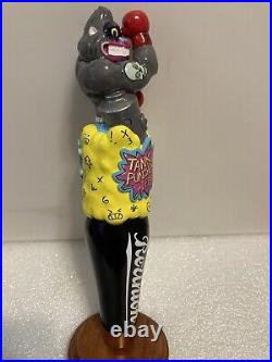 REUNION TANK PUNCHER! IPA CIRCUS MONKEY draft beer tap handle. IOWA