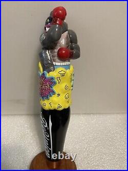 REUNION TANK PUNCHER! IPA CIRCUS MONKEY draft beer tap handle. IOWA