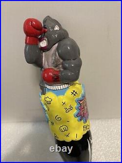 REUNION TANK PUNCHER! IPA CIRCUS MONKEY draft beer tap handle. IOWA