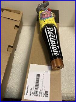 REUNION TANK PUNCHER! IPA CIRCUS MONKEY draft beer tap handle. IOWA