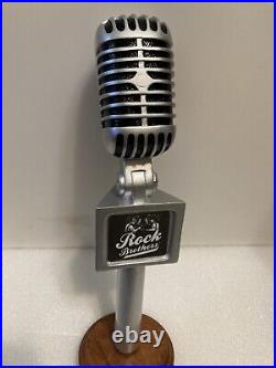 ROCK BROTHERS BREWING 311 AMBER ALE MICROPHONE draft beer tap handle. FLORIDA #2