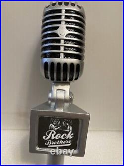 ROCK BROTHERS BREWING 311 AMBER ALE MICROPHONE draft beer tap handle. FLORIDA #2