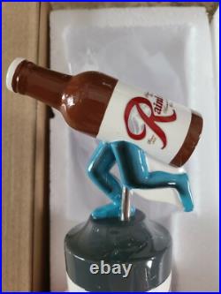 Rainier Beer Tap Handle Figural Walking Bottle Bar Pub Seattle Washington NEW