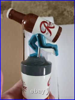Rainier Beer Tap Handle Figural Walking Bottle Bar Pub Seattle Washington NEW
