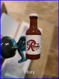 Rainier Beer Tap Handle Figural Walking Bottle Bar Pub Seattle Washington New