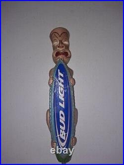 Rare Bud Light Tiki God Totem pole Beer Tap Handle