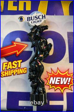 Rare Busch Light Stallion Tap Handle 10.5 Tall Beer Tap Handle Anheuser Busch