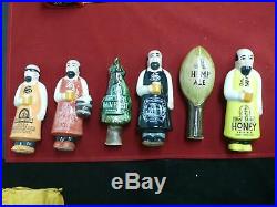 Rare Collection 6 Shaftebury 3D Figural Beer Tap Handles Hemp, Rain Forest