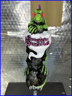 Rare First Edition Smokin' Iguana CHILL RAZ Beer Tap Handle Nashua NH New In Box