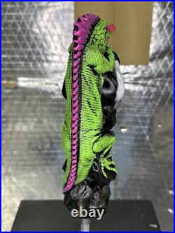 Rare First Edition Smokin' Iguana CHILL RAZ Beer Tap Handle Nashua NH New In Box