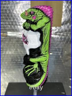Rare First Edition Smokin' Iguana CHILL RAZ Beer Tap Handle Nashua NH New In Box