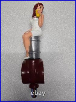 Rare First Version City Steam Naughty Nurse on a Keg 11 Draft Beer Tap Handle