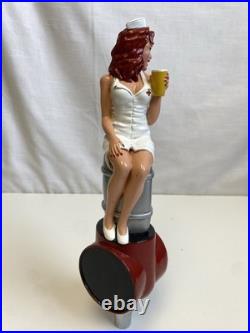 Rare First Version City Steam Naughty Nurse on a Keg 11 Draft Beer Tap Handle