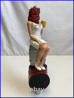 Rare First Version City Steam Naughty Nurse on a Keg 11 Draft Beer Tap Handle