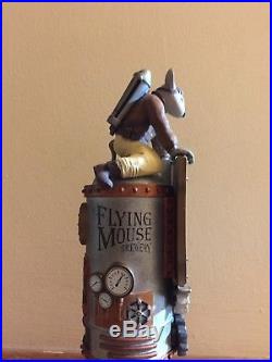 Rare Flying Mouse Steampunk Duel Beer Tap Handles