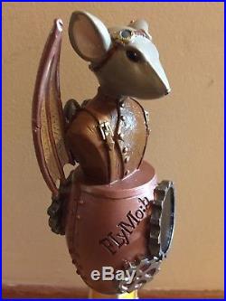 Rare Flying Mouse Steampunk Duel Beer Tap Handles