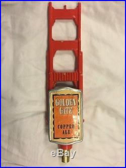 Rare Golden Pacific Brewing Company Golden Gate Copper Ale Tap Handle