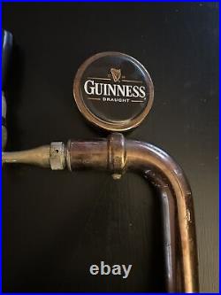Rare Guinness Light Up Brass Draught Tap Stanchion & Handle See Photos & READ
