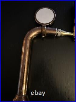 Rare Guinness Light Up Brass Draught Tap Stanchion & Handle See Photos & READ