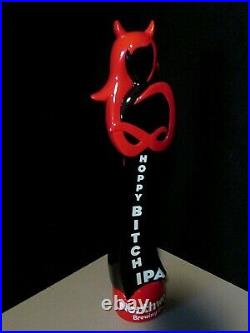 Rare Hoppy Bitch IPA Northwest Devil Girl Beer Tap Handle For Bar Kegerator