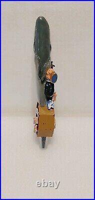 Rare Kassik's Figural Whaler's Wheat Captain Orca 10 Draft Beer Tap Handle
