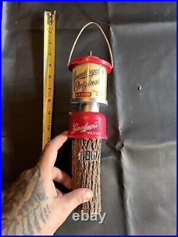 Rare Leinenkugel's Beer Tap Handle Coleman Lantern Original Lager