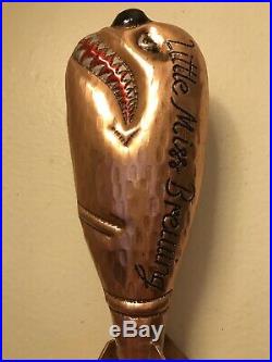 Rare Little Miss Brewing Copper Tap Handle 8