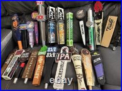 Rare Lot of 23 Draft Beer Tap Handles Bar Decor Base Hex Heineken Dos Equis Etc