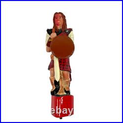 Rare Mactarnahans Red Highlander Beer Bar Tap Handle Mel Gibson Braveheart