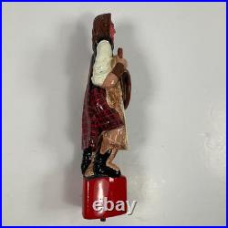 Rare Mactarnahans Red Highlander Beer Bar Tap Handle Mel Gibson Braveheart
