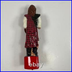 Rare Mactarnahans Red Highlander Beer Bar Tap Handle Mel Gibson Braveheart