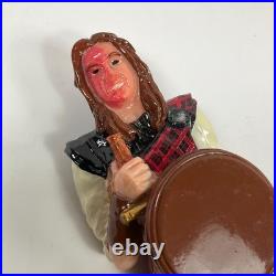 Rare Mactarnahans Red Highlander Beer Bar Tap Handle Mel Gibson Braveheart