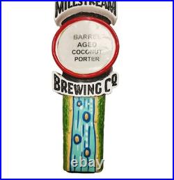 Rare Millstream Brewing Barrel-Aged Coconut Porter Collectible Beer Tap Handle