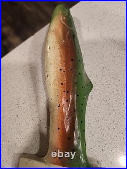 Rare Montana Trout Slayer Ale Tap Handle Bayern Brewing Beer Fish HTF Rare Montana Trout Slayer Ale Tap Handle Bayern Brewing Beer Fish HTF