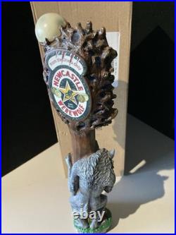 Rare NIB Newcastle Werewolf Blood Red Ale Beer Tap Handle Craft Wolf Figural Rare NIB Newcastle Werewolf Blood Red Ale Beer Tap Handle Craft Wolf Figural