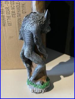 Rare NIB Newcastle Werewolf Blood Red Ale Beer Tap Handle Craft Wolf Figural