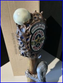 Rare NIB Newcastle Werewolf Blood Red Ale Beer Tap Handle Craft Wolf Figural Rare NIB Newcastle Werewolf Blood Red Ale Beer Tap Handle Craft Wolf Figural