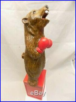 Rare Never Used BRAWLING BEAR Beer Tap Handle 10