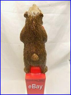 Rare Never Used BRAWLING BEAR Beer Tap Handle 10