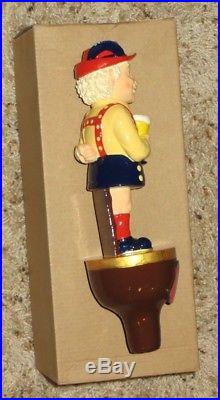 Rare New In Box-old German Beer Herman Figural Tap Handle-sign-lager-old Man-ale