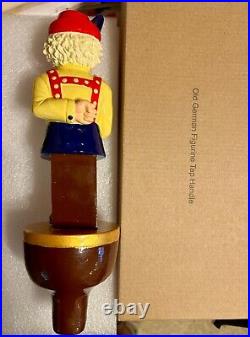 Rare Old German Lager Figural Tap Handle New in Box