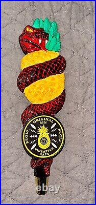 Rare Original Sin Pineapple Haze Snake Tap Handle New no Box